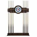 Holland Bar Stool Co Winnipeg Jets Cue Rack in Chardonnay Finish CueNavWinJet